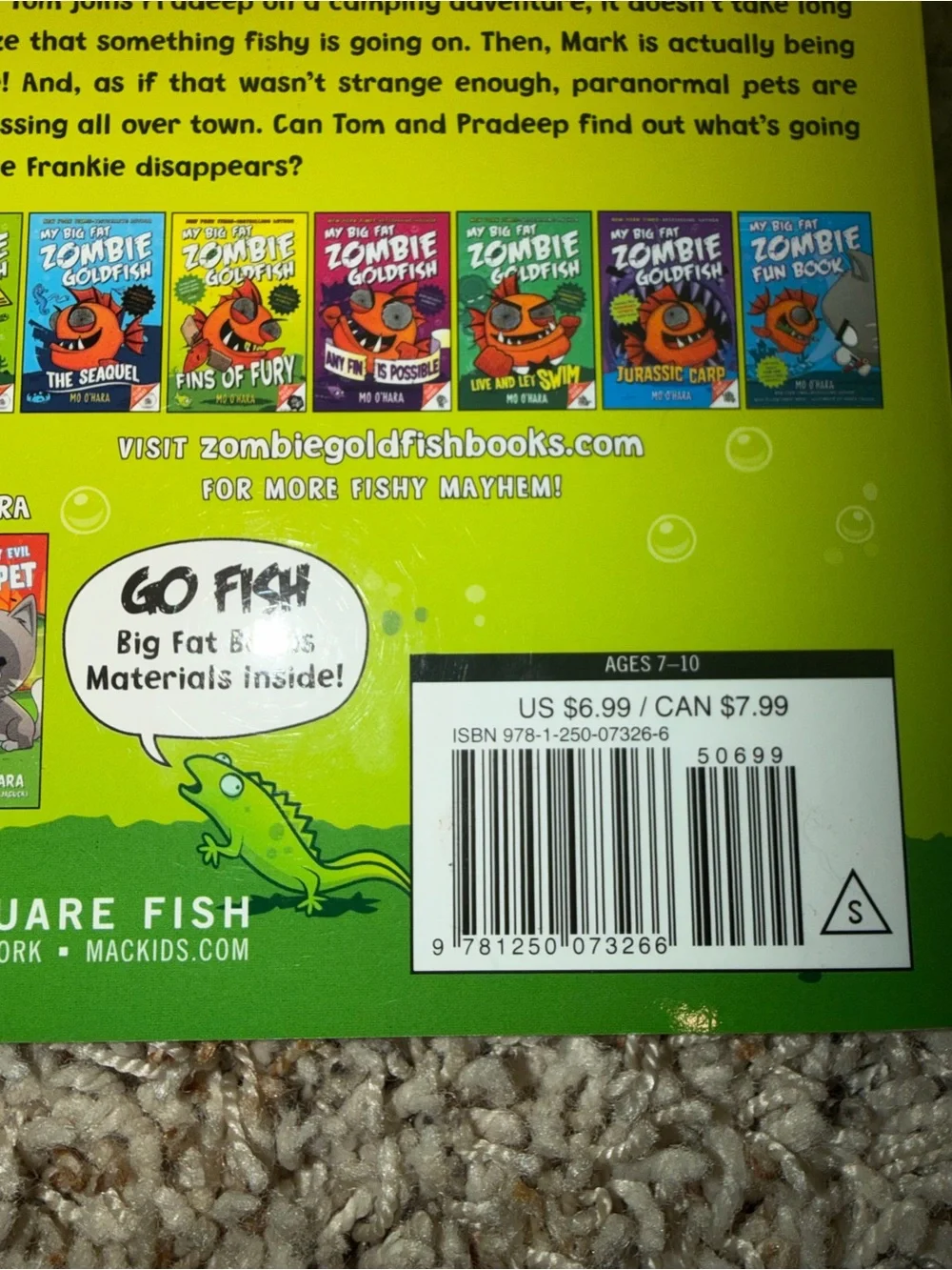 Zombie goldfish book series